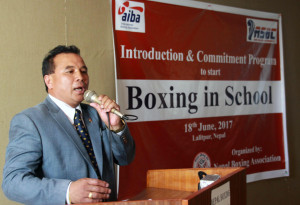 Nepal Boxing in School 01