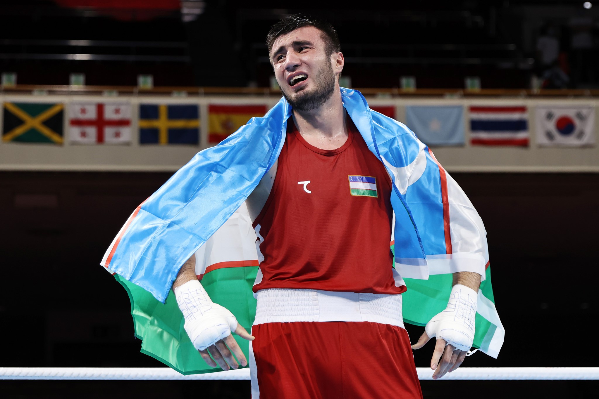 Uzbekistan's Bakhodir Jalolov won the super heavyweight at the