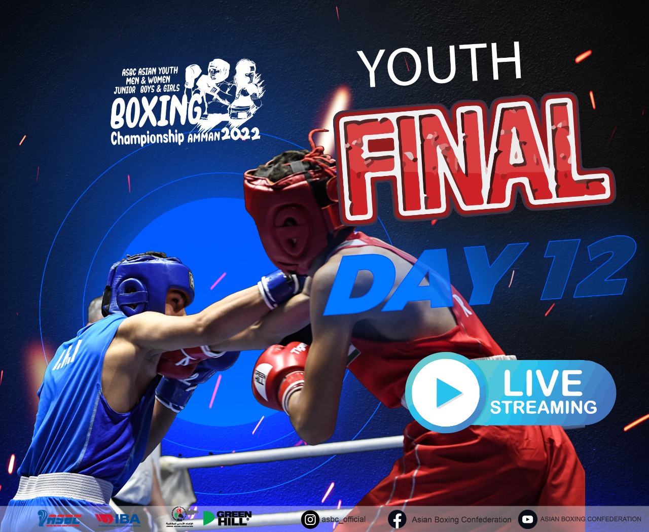 ASBC Asian Youth & Junior Boxing Championships 2022 - Day12 LIVE Stream...